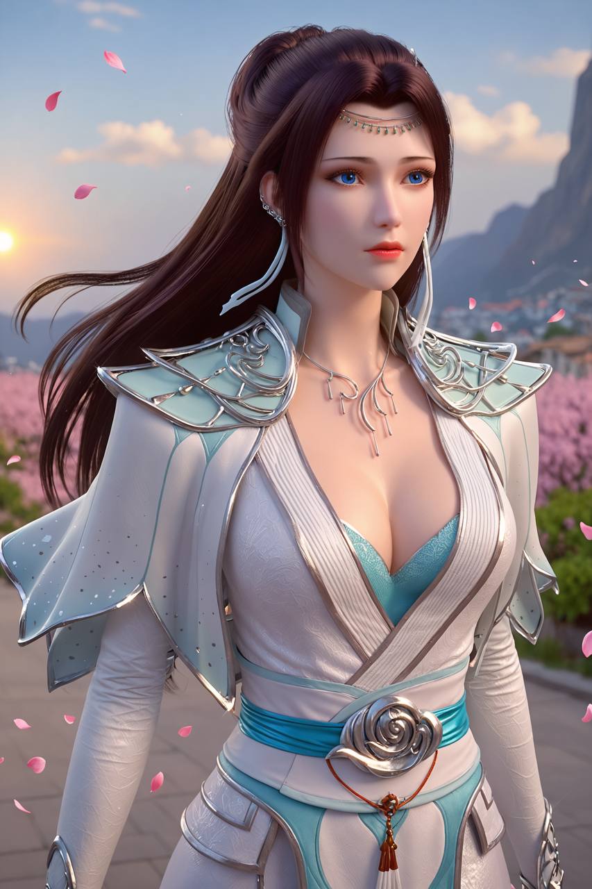 身于花的海